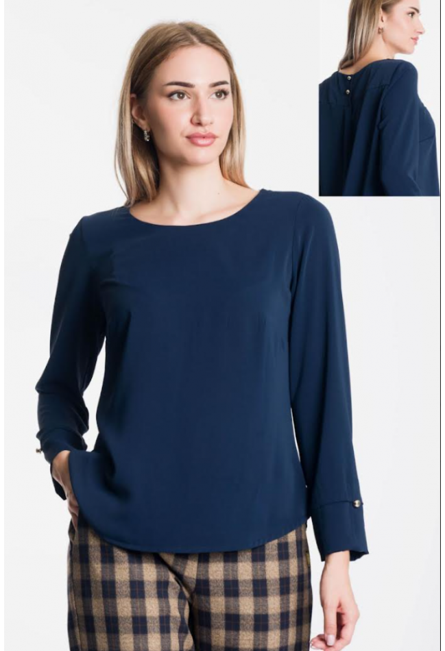 ΜΠΛΟΥΖΑ ΜΠΛΕ MARAS COLLECTION X26/3038