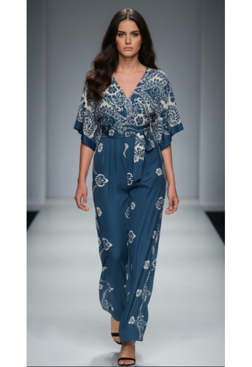 ΦΟΡΜΑ ΟΛΟΣΩΜΗ ΕΜΠΡΙΜΕ ΜΠΛΕ MARAS COLLECTION AK/4010