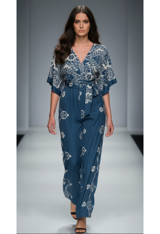 ΦΟΡΜΑ ΟΛΟΣΩΜΗ ΕΜΠΡΙΜΕ ΜΠΛΕ MARAS COLLECTION AK/4010