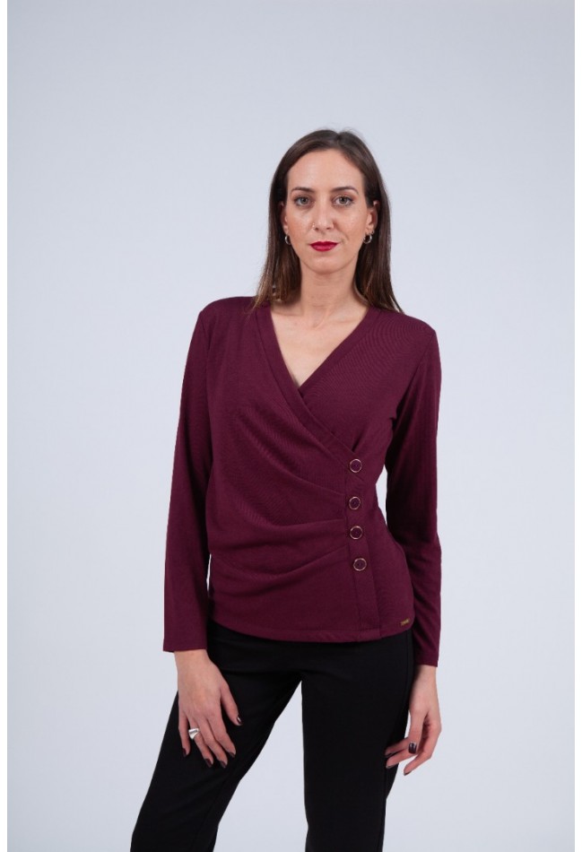 ΜΠΛΟΥΖΑ ΜΠΟΡΝΤΩ MARAS COLLECTIONX/253061