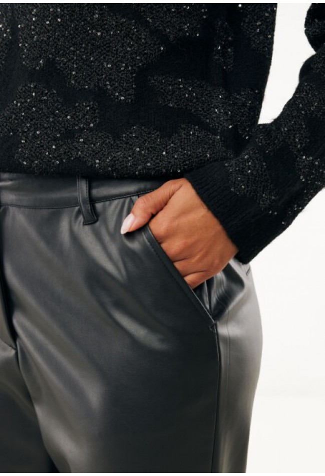 ΠΑΝΤΕΛΟΝΙ ΔΕΡΜΑΤΙΝΗ ΜΑΥΡΟ MEXX MF007006753W_193911