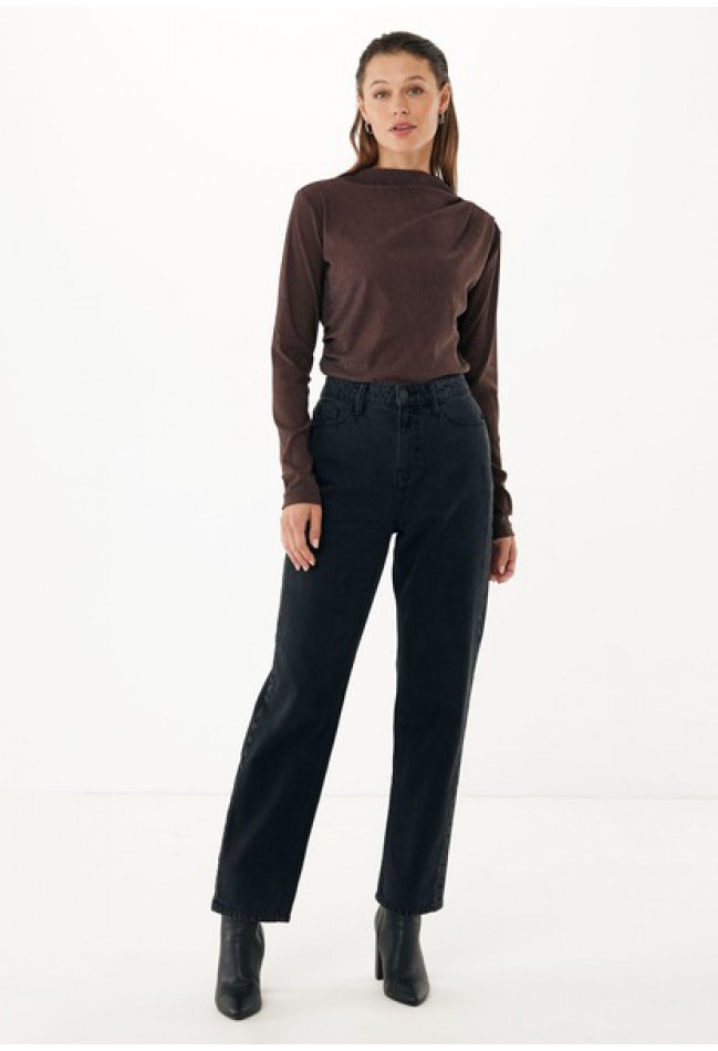 ΜΠΛΟΥΖΑ ΚΑΦΕ  DARK BROWN MEXX MF007702053W