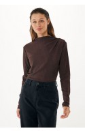 ΜΠΛΟΥΖΑ ΚΑΦΕ  DARK BROWN MEXX MF007702053W