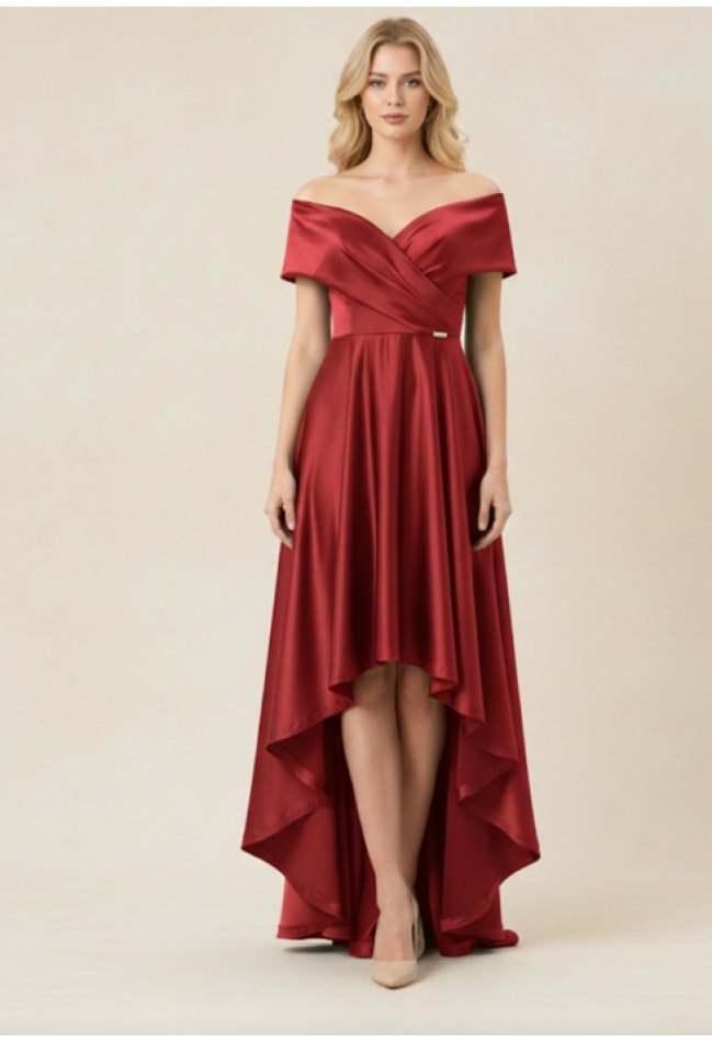Βραδινό φόρεμα κόκκινο MORATTI  17107894