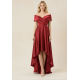 Βραδινό φόρεμα κόκκινο MORATTI  17107894
