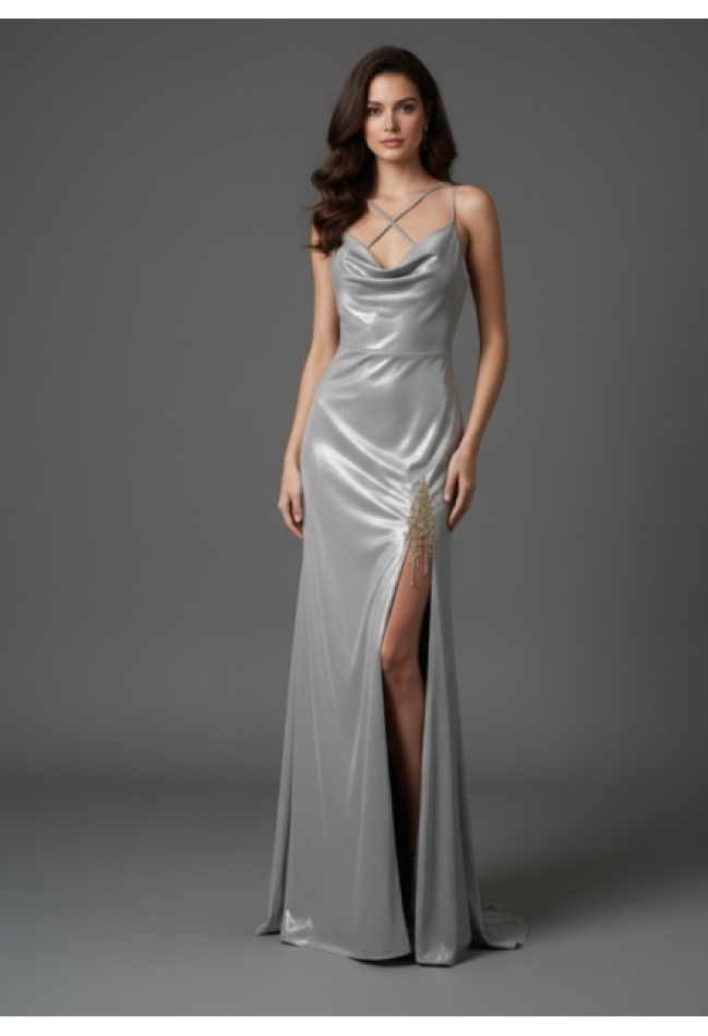 Φορεμα Ασημι MORATTI2355