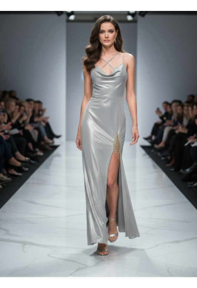 Φορεμα Ασημι MORATTI2355