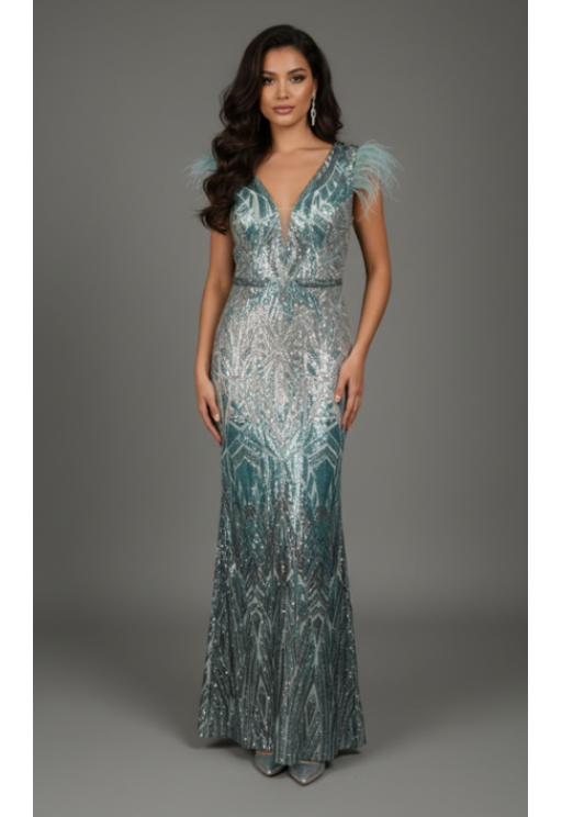 Φορεμα Μεντα-Ασημι MORATTI 1631