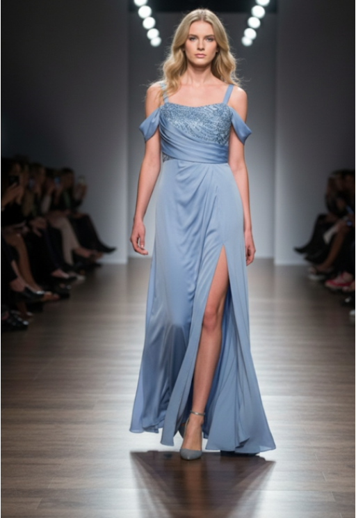 Φορεμα Γαλαζιο MORATTI 6045