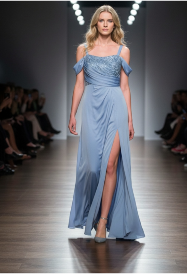 Φορεμα Γαλαζιο MORATTI 6045