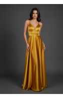 Βραδινό φόρεμα κίτρινο σαφράν MORATTI 17107814
