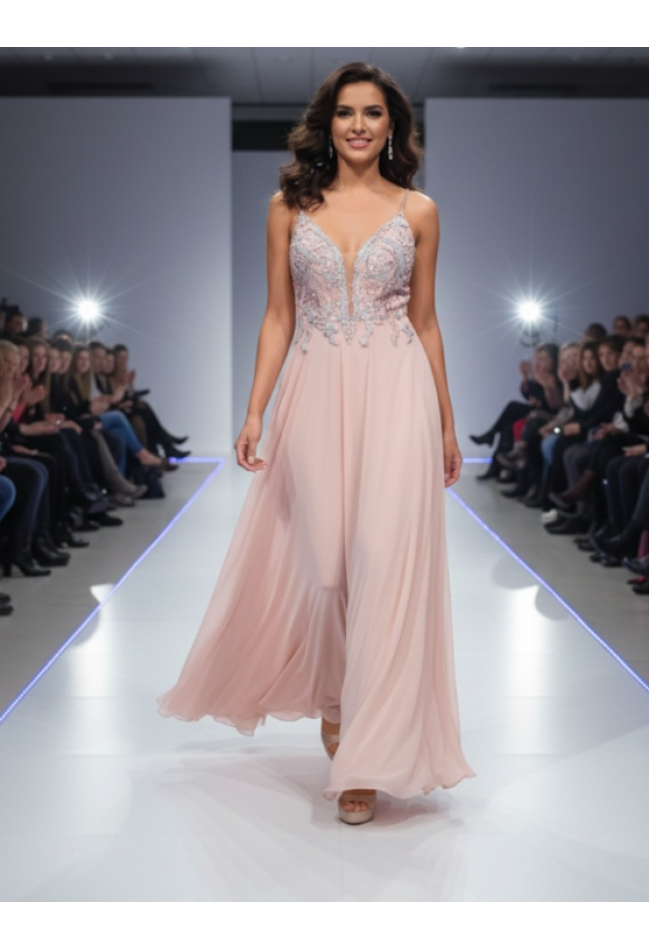 Βραδινό φόρεμα σομόν MORATTI  17103588