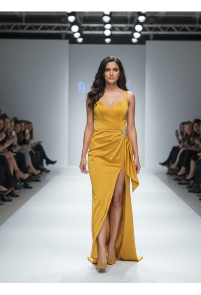 Φορεμα Κιτρινο MORATTI 2304