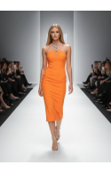 Φορεμα Πορτοκαλι MORATTI 4329