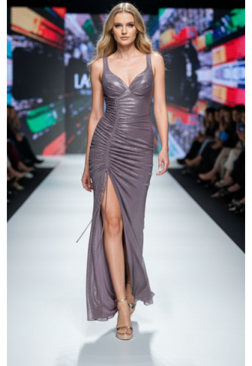 Βραδινό φόρεμα λιλά MORATTI  17105326