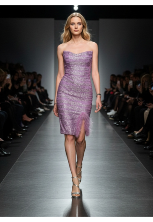 Φορεμα Μωβ-Λιλα  MORATTI 2336