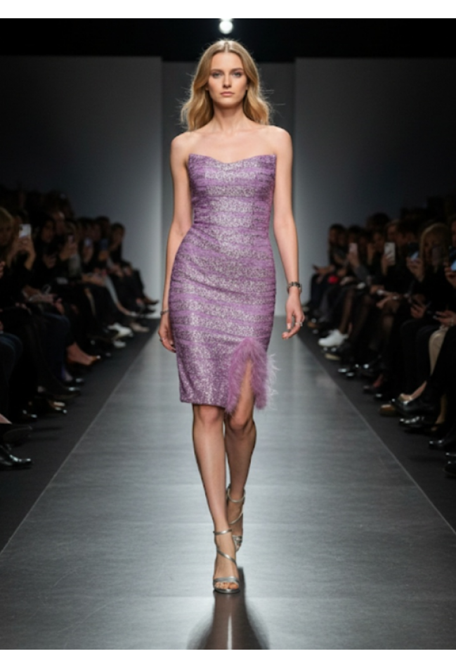 Φορεμα Μωβ-Λιλα  MORATTI 2336