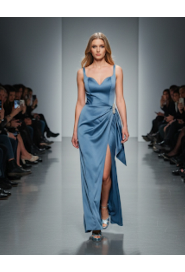 Φορεμα Μπλε Ιντιγκο MORATTI  2304-1