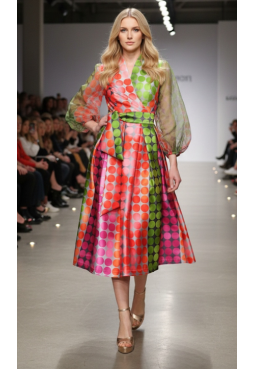 Βραδινό φόρεμα φούξια MORATTI 171017050