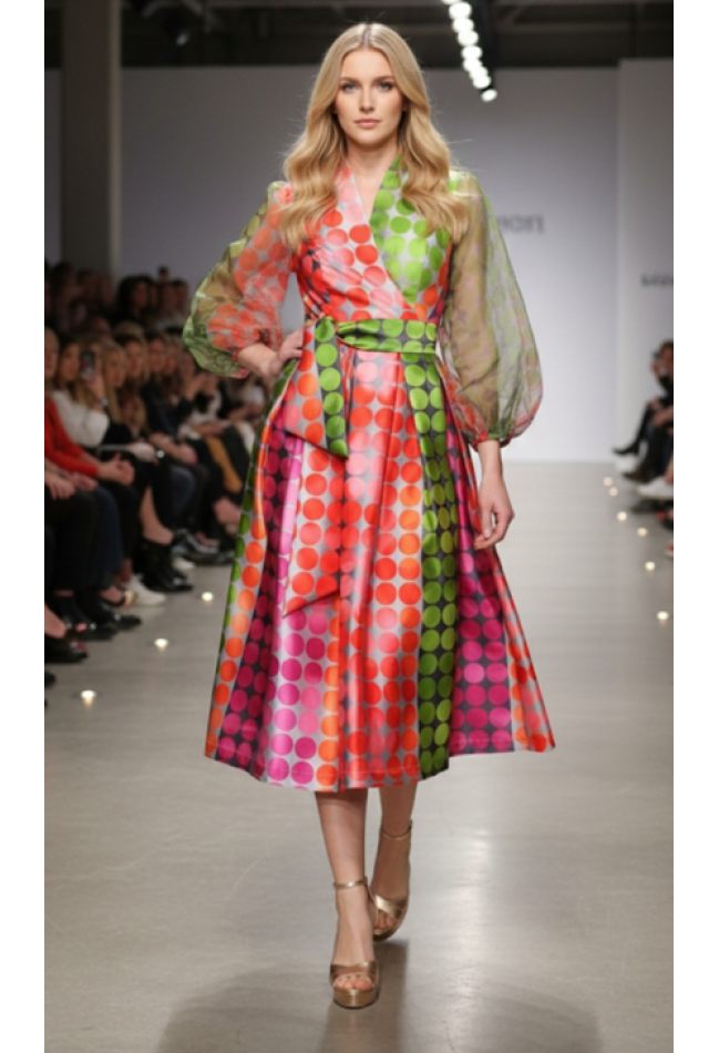 Βραδινό φόρεμα φούξια MORATTI 171017050