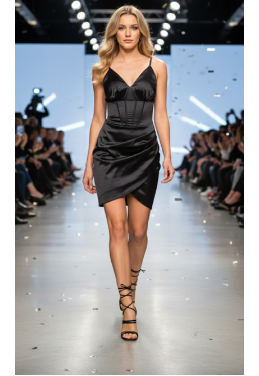 Φορεμα Μαυρο MORATTI 1027