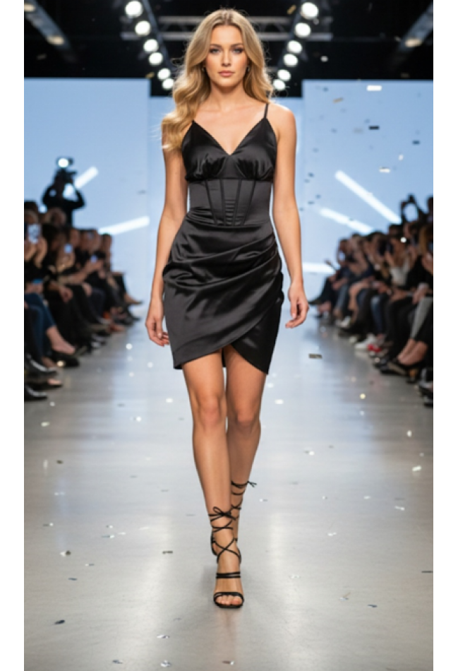 Φορεμα Μαυρο MORATTI 1027