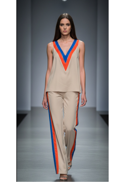 Μπλούζα αμάνικη μπέζ MOMO 16103672