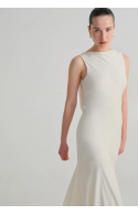 ΦΟΡΕΜΑ ΙΒΟΥΑΡ NASH BY AVLONITI MORGAN IVORY DRESS