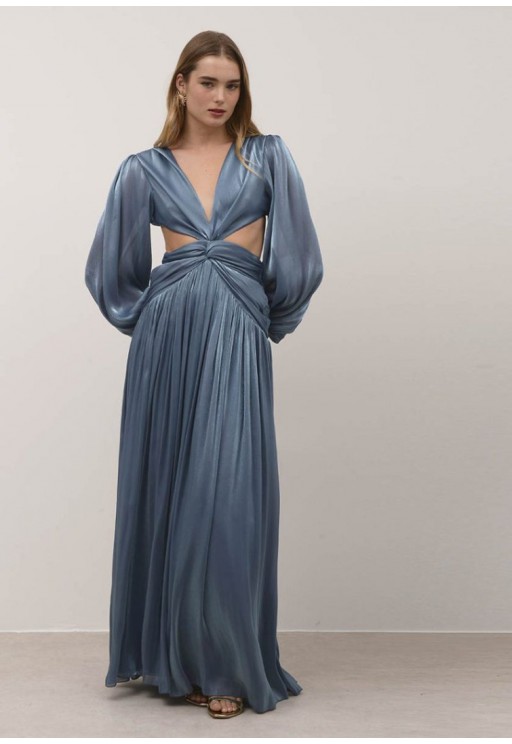 ΦΟΡΕΜΑ DARK PETROL NATASHA BY AYLONITI CASSIOPEIA