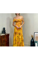 ΦΟΡΕΜΑ ΚΙΤΡΙΝΟ ΦΛΟΡΑΛ REVEROSE 2678