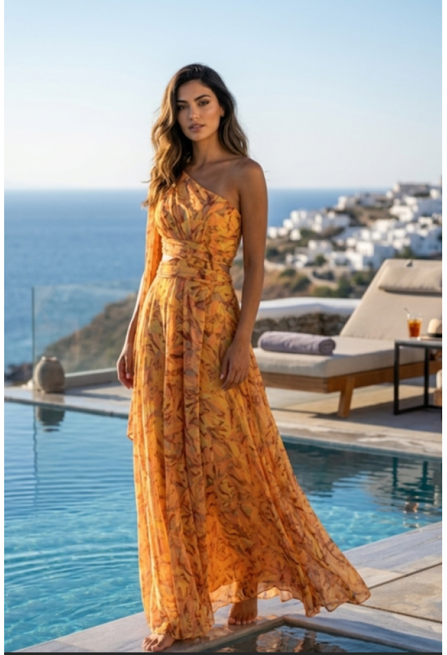 ΦΟΡΕΜΑ ΚΙΤΡΙΝΟ ΦΛΟΡΑΛ REVEROSE 22393