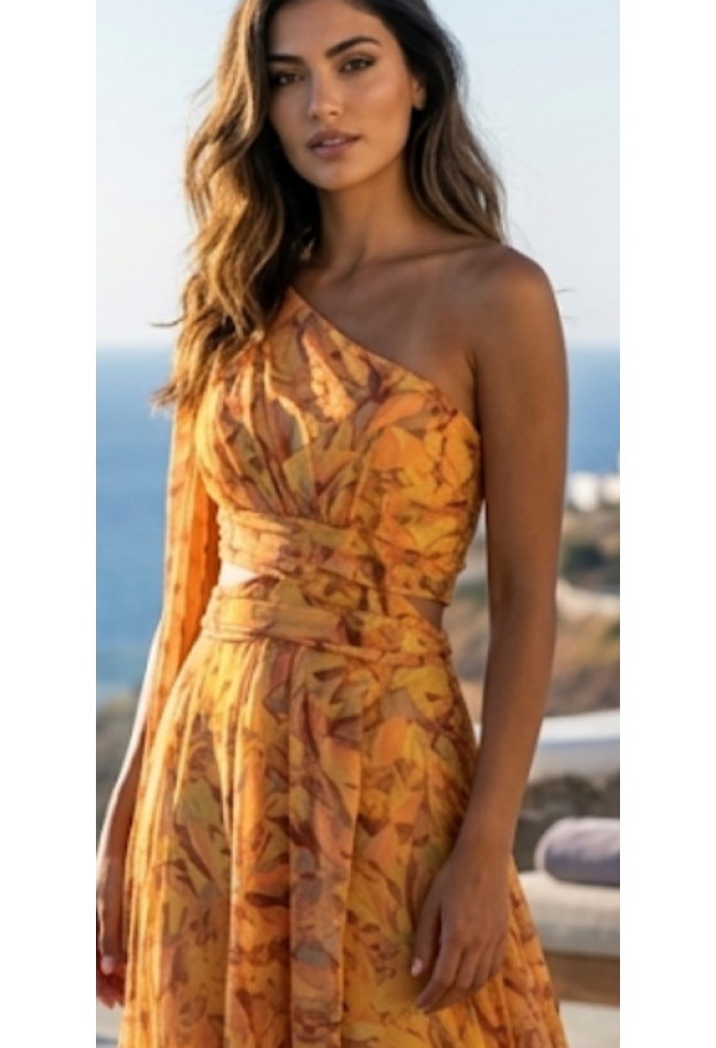 ΦΟΡΕΜΑ ΚΙΤΡΙΝΟ ΦΛΟΡΑΛ REVEROSE 22393