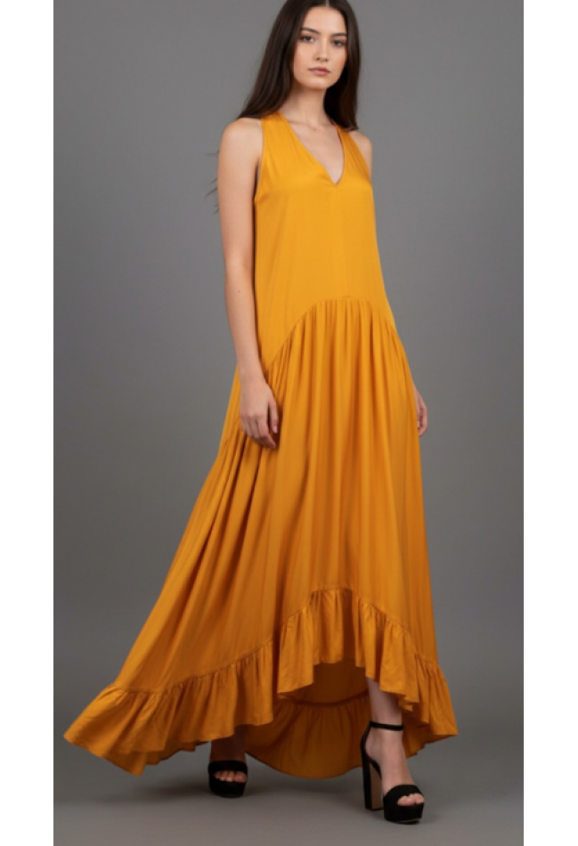 Φόρεμα κίτρινο STELIOS KOUDOUNARIS 1621