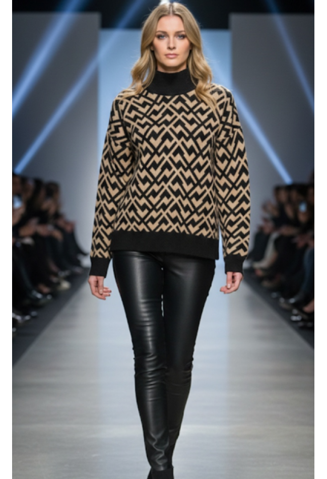 ΠΟΥΛΟΒΕΡ ΚΑΦΕ-ΜΑΥΡΟ VERO MODA 10314460