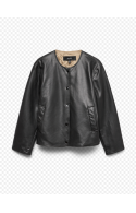 ΜΠΟΥΦΑΝ ΔΕΡΜΑΤΙΝΗ ΜΑΥΡΟ VERO MODA 10338927