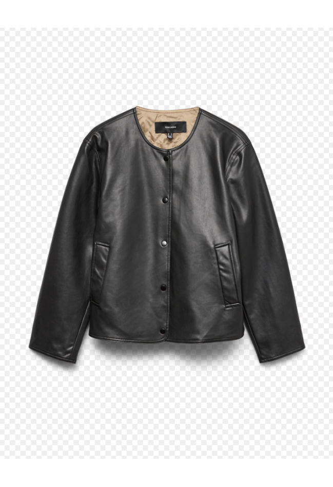 ΜΠΟΥΦΑΝ ΔΕΡΜΑΤΙΝΗ ΜΑΥΡΟ VERO MODA 10338927