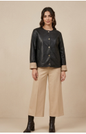 ΜΠΟΥΦΑΝ ΔΕΡΜΑΤΙΝΗ ΜΑΥΡΟ VERO MODA 10338927