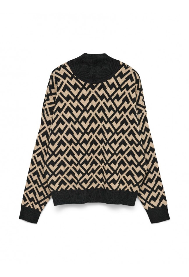 ΠΟΥΛΟΒΕΡ ΚΑΦΕ-ΜΑΥΡΟ VERO MODA 10314460