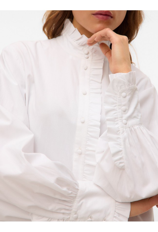 ΠΟΥΚΑΜΙΣΟ ΛΕΥΚΟ VERO MODA 10335147