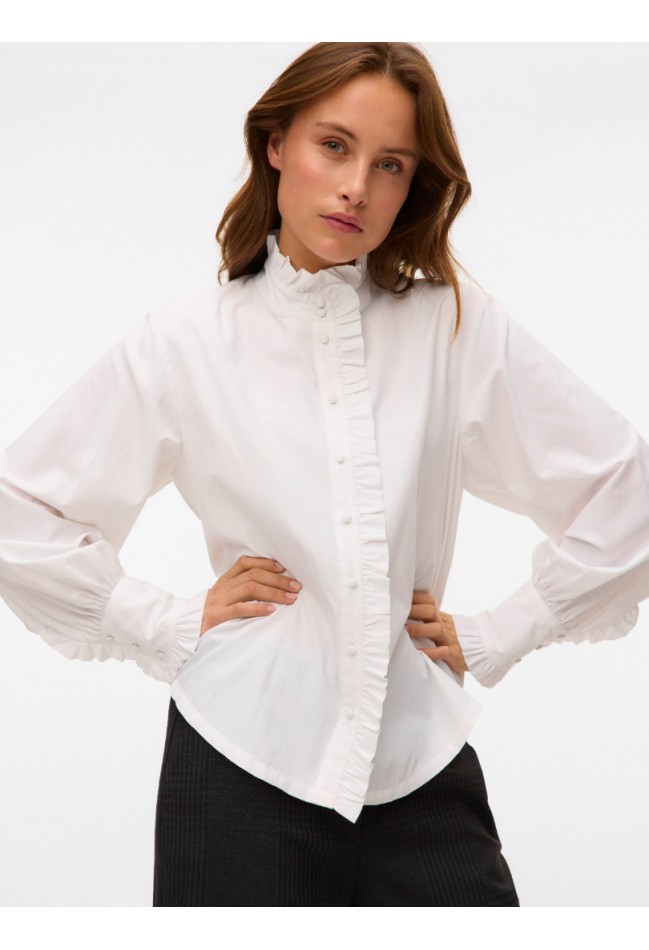 ΠΟΥΚΑΜΙΣΟ ΛΕΥΚΟ VERO MODA 10335147