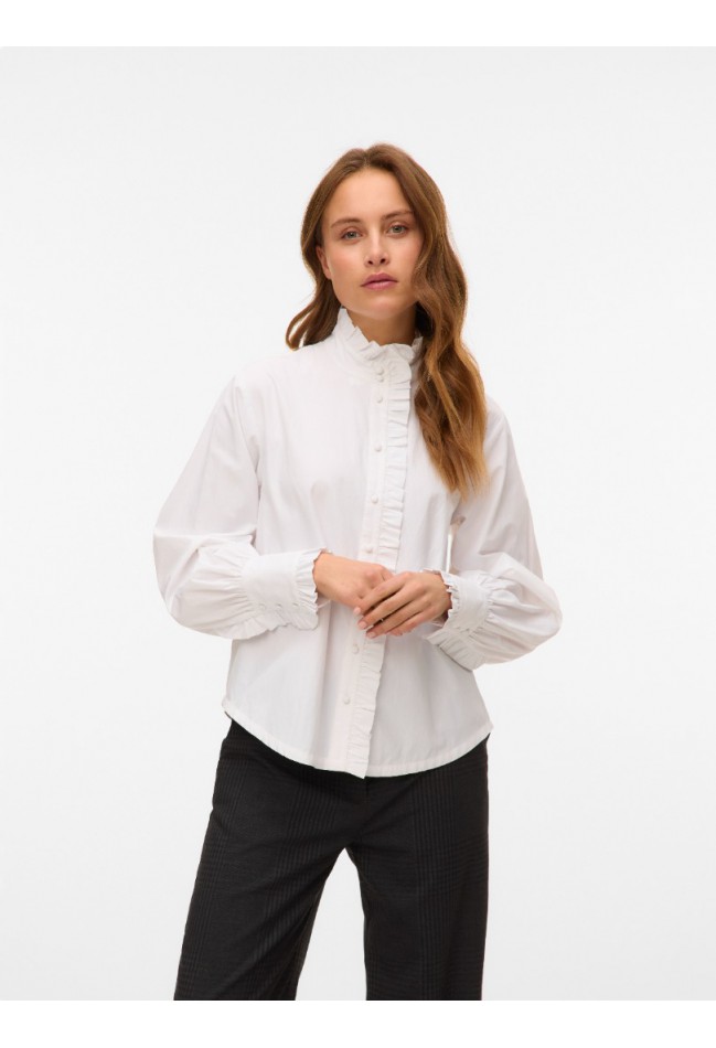 ΠΟΥΚΑΜΙΣΟ ΛΕΥΚΟ VERO MODA 10335147