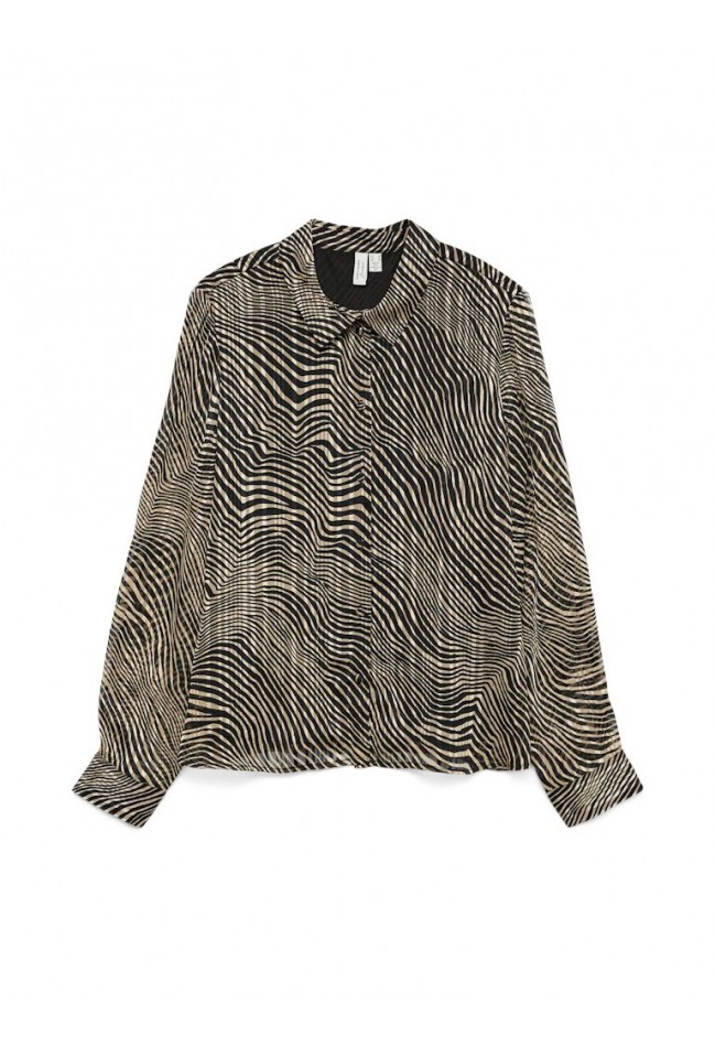 ΠΟΥΚΑΜΙΣΟ ΕΜΠΡΙΜΕ ΜΑΥΡΟ-ΧΡΥΣΟ VERO MODA 10335833