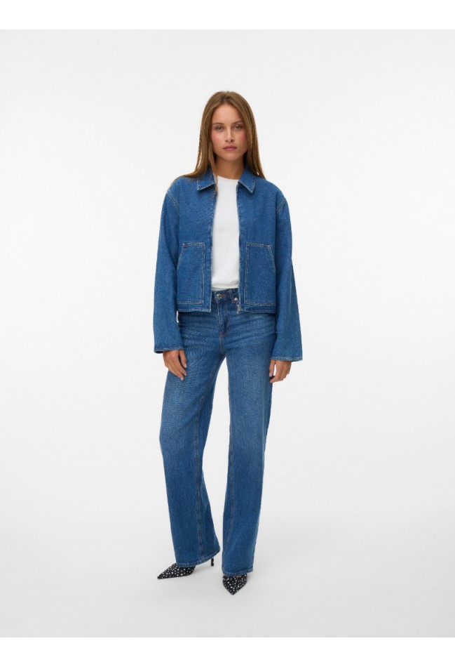 ΜΠΟΥΦΑΝ ΤΖΙΝ  ΜΠΛΕ VERO MODA 10340280