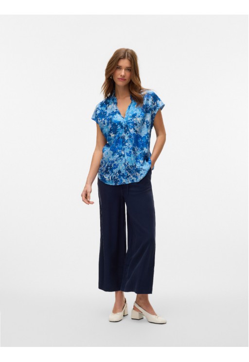 ΜΠΛΟΥΖΑ ΜΠΛΕ ΦΛΟΡΑΛ VERO MODA 10329371