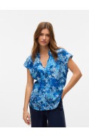 ΜΠΛΟΥΖΑ ΜΠΛΕ ΦΛΟΡΑΛ VERO MODA 10329371
