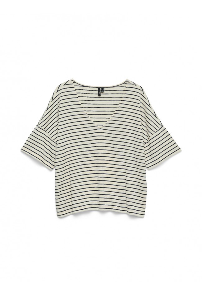 ΜΠΛΟΥΖΑ ΜΠΕΖ-ΡΙΓΑ ΜΠΛΕ VERO MODA  10339732