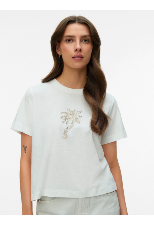 ΜΠΛΟΥΖΑ ΛΕΥΚΟ-ΧΡΥΣΟ VERO MODA  10343547