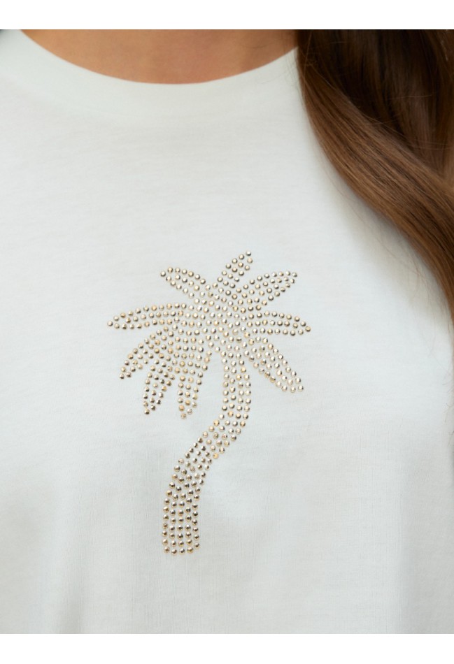 ΜΠΛΟΥΖΑ ΛΕΥΚΟ-ΧΡΥΣΟ VERO MODA  10343547