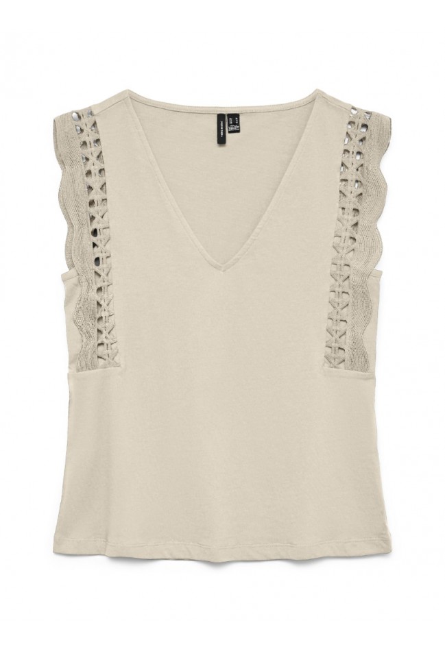 ΜΠΛΟΥΖΑ -ΤΟΠ  ΕΚΡΟΥ VERO MODA 10339862