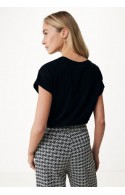 T-SHIRT ΜΑΥΡΟ MEXX MF 007800441W